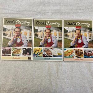 Cook's Country Seasons 1-3 DVD Set, Like New.